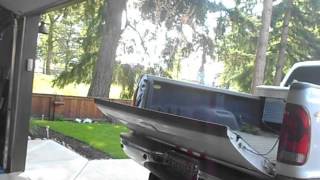 Ford F350 tailgate Stabilus EZDown slow lowering tailgate [upl. by Sheelagh257]