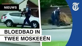 Hier wordt verdachte moskeeaanslag gearresteerd [upl. by Einnek]