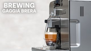 How to Use the Gaggia Brera Drink Parameters and Brewing [upl. by Lynus]