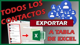 🚨 EXPORTAR contactos de WHATSAPP a EXCEL  Actualizacion 2️⃣0️⃣2️⃣4️⃣ [upl. by Nirtiac]