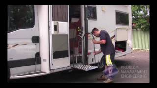 PME Liftmaster RV Platform for Mobile Home Access [upl. by Emeline]