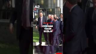 Erdogan mbërrin në Presidencë nis takimi me Begajn [upl. by Fortin]