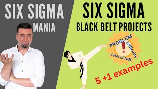 6x Six Sigma Black Belt project examples  How to run project [upl. by Aneger807]