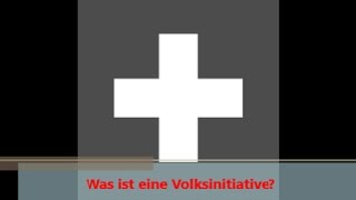 Was ist eine Initiative Schweizer Staatskunde [upl. by Dralliw546]