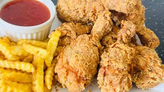 Best Recipe For KFC Fried Chicken  Crispy Fried Chicken [upl. by Llevol]