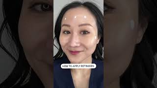 How a Dermatologist Applies TretinoinRetinoids SHORTS [upl. by Ylehsa616]