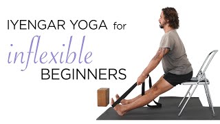 Iyengar Yoga for Beginners Who Are Inflexible [upl. by Yllil]