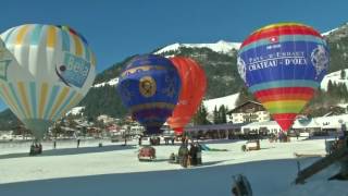 Bunte Ballons vor Bergkulisse [upl. by Tarr228]