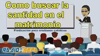 Cómo buscar la santidad en el matrimonio  CHARLA PREDICACIÓN  podcast católico [upl. by Wahlstrom269]