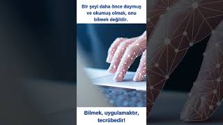 Bilmek uygulamaktır tecrübedir bilmek tecrübe marka [upl. by Wynnie463]