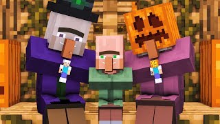 Villager amp Witch Life FULL ANIMATION  Alien Being Minecraft Animation [upl. by Iaria]