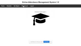 Minor Project Cloud Based Attendance System [upl. by Bussey]