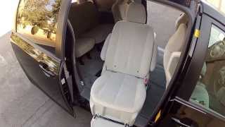 2012 Toyota Sienna auto access seat van disabled person lift seat demonstration [upl. by Assennav283]