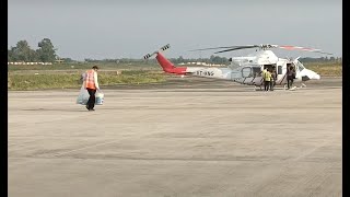 Dimapur Airport Activity flight plane helicopter aircraft airport dimapur [upl. by Simara]