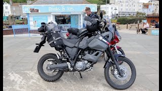 Motorcycle trip UK 2023 wild camping  Yamaha XT660Z Tenere [upl. by Elkcim761]