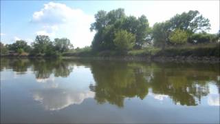 Kayak amp Canoe on Morava from Marchegg to Danube [upl. by Anilorac]