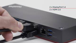 ThinkPad Thunderbolt 3 Dock Gen 2 Product Tour [upl. by Merry449]