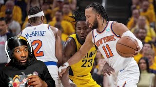 BossManWann Reacts to quotNew York Knicks vs Indiana Pacers Game 6 Full Highlights  2024 ECSFquot [upl. by Bej]