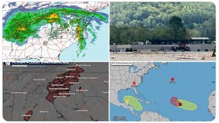 RED ALERT Imminent Lake Lure NC Dam Failure amp Multiple State Flash Flood Emergencies from Helene [upl. by Domph152]