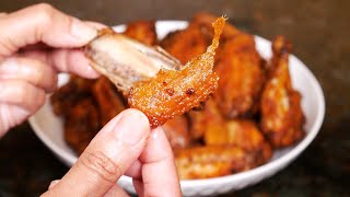 Oven Baked Chicken Wings  Extra Crispy Roasted Wings Recipe [upl. by Niattirb]