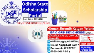 state scholarship apply 2024 apubhaiofficial sambhujigoal odisha scholarship [upl. by Aden]