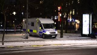 Extra många poliser i Stockholm city på helgnätter [upl. by Blackman]