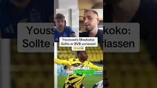 Wohin sollte Moukoko wechseln🤔😳 fussball bvb moukoko borrusiadortmund bundesliga [upl. by Ttehr]