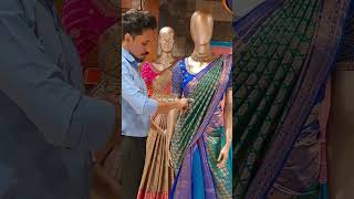 How to arrange cheast Pleating perfectly saree drapingsaree sareewearing fashion saree [upl. by Hull]