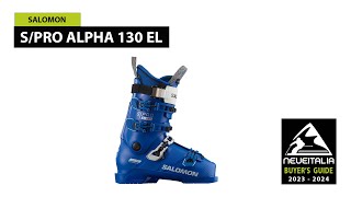 Salomon SPro Alpha 130 EL  NeveItalia  Ski Test  20232024 [upl. by Htebharas]