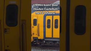 VIRMm komt door station Houten Castellum met 2 tyfoons [upl. by Harle426]