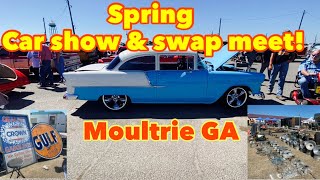 Swap meet amp car show Moultrie GA Lots of cars and parts [upl. by Abixah891]