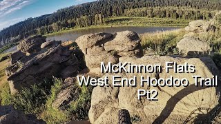 MTB trails near Calgary McKinnon Flats pt 2 West End Hoodoo Trail [upl. by Wardlaw493]