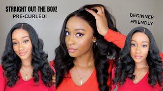 LUVME HAIR 13x4 BODYWAVE WIG  PRECURLED PREPLUCKED AND BLEACHED [upl. by Ylremik]