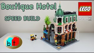 Boutique Hotel Lego 10297 Full Speed Build [upl. by Beaulieu]