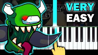 Ejected  Friday Night Funkin vs Impostor V3  VERY EASY Piano tutorial [upl. by Nickolaus]