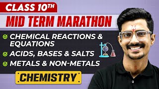 Complete CBSE Chemistry  Class 10th  MID Term in One Shot  Marathon Series 🔥 [upl. by Rainie]