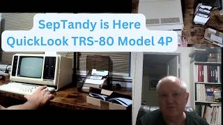 SepTandy QuickLook at the TRS80 Model 4P [upl. by Sutton822]