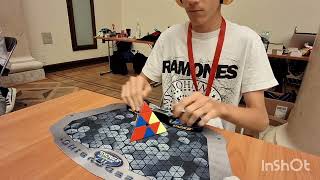 242 Pyraminx official PR Average NR19 [upl. by Ultann]