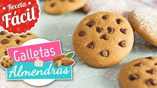 Galletas de almendras  Receta fácil  Quiero Cupcakes [upl. by Zebapda]