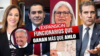 Los SUELDOS de 11 FUNCIONARIOS que GANAN MÁS que AMLO  ÚLTIMAS NOTICIAS [upl. by Annaiuq]