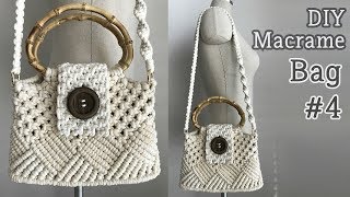 DIY Macrame Bag 4  마크라메 가방 4 [upl. by Drannel]