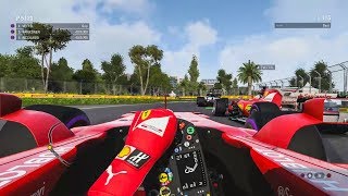 F1 2017 Game  Kimi RÄIKKÖNEN  Australian Grand Prix HD [upl. by Kaete]