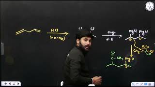 1 4Pentadiene reacts with excess of HCl in the presence or benzoyl peroxide to give compound [upl. by Toille]