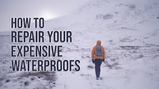 How to Fix Your GORETEX Waterproofs  Repairing Rips amp Tears [upl. by Ymereg]