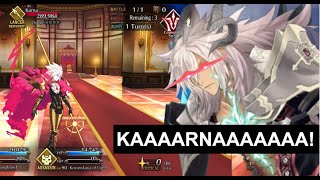 FGO KAARNAAAAAA Siegfried vs Karna [upl. by Ycnuahc]