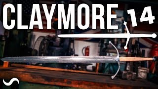 MAKING A SCOTTISH CLAYMORE SWORD PART 14  FINISHED [upl. by Maffei]