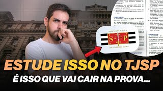 O QUE ESTUDAR PARA SER APROVADO NO CONCURSO DO TJSP PÓS EDITAL [upl. by Horatia]