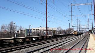 Amtrak amp NJ Transit at Edison Station [upl. by Annaegroeg488]