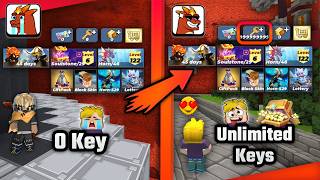 Blockman Go BedWars  Unlimited Keys Bug 😎🤩 [upl. by Farro]