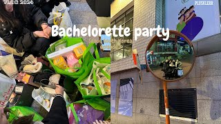 Claires Diary  My bachelorette party  Seoul October 2023  Episode 1 [upl. by Nilved]